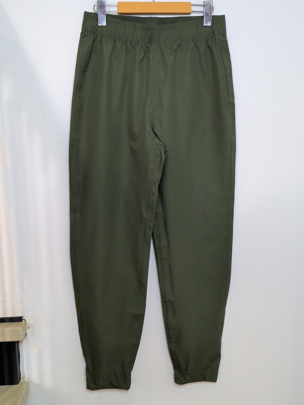 KYODAN | Women's Olive Pull-On Lightweight Water Resistant Outdoor Rain Pants